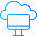 Cloud Monitor Cloud Computing Cloud Technology Icon