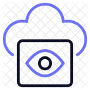 Cloud monitoring  Icon