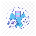 Cloud monitoring  Icon