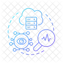 Cloud Monitoring Cloud Optimization Cloud Infrastructure Icon