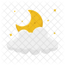 Cloud moon  Icon