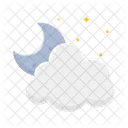 Moon Sky Cloud Icon