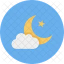 Moon Crescent Night Icon