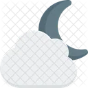 Cloud Moon Moon Cloud Icon