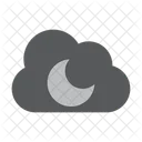 Cloud moon  Icon