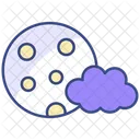 Cloud Moon Moon Cloud Icon