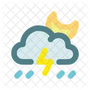 Storm Lightning Bolt Thunderstorm Icon