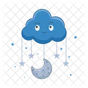 Cloud moon  Icon