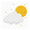 Cloud moon  Icon