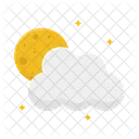Cloud moon  Icon