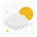Cloud moon  Icon