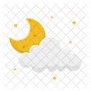 Cloud moon  Icon