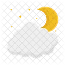 Cloud moon  Icon