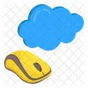 Cloud Mouse Input Device Cloud Technology Icon