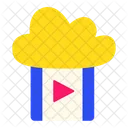 Cloud Video File Icon