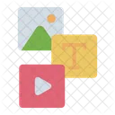 Cloud Multimedia  Icon