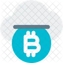 Cloud Munze Bitcoin Symbol