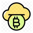 Cloud Munze Bitcoin Symbol