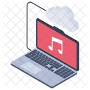 Cloud Music Cloud Entertainment Cloud Multimedia Icon