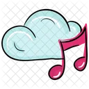 Cloud Music Cloud Computing Music Hosting Icon