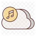 Cloud Music Music Storage Song Storage Icon