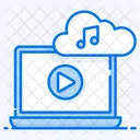 Cloud Music Online Music Cloud Technology Icon