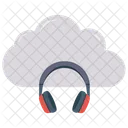 Cloud Music Headphone Audio Icon