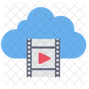 Cloud Music Cloud Multimedia Video Icon