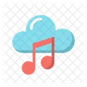 Music Cloud Computing Icon