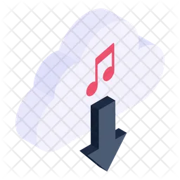 Cloud Music Download  Icon