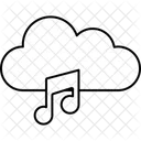 Online Music Music Cloud Icon