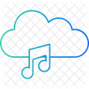 Online Music Music Cloud Icon