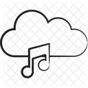 Online Music Music Cloud Icon