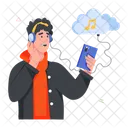 Cloud Music Cloud Song Listening Song アイコン