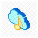 Cloud Music Storage  Icon