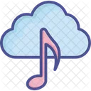 Cloud App Cloud Medien Cloud Musik Symbol