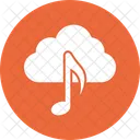 Cloud App Cloud Medien Cloud Musik Symbol