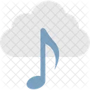 Cloud App Cloud Medien Cloud Musik Symbol