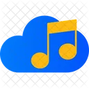 Cloud Musik Cloud Medien Online Medien Icon