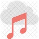 Musique Cloud Note De Musique Medias En Ligne Icône