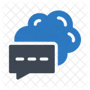 Cloud-Nachricht  Symbol