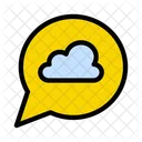 Cloud-Nachricht  Symbol