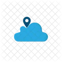 Cloud Navigation Cloud Location Cloud Direction Icon