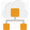 Cloud Network Structure Icon