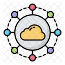 Cloud network  Icon