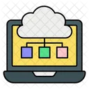 Cloud Network Cloud Computing Cloud Hosting Icon
