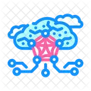 Network Nodes Cloud Icon