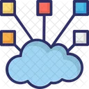 Cloud Network Hierarchy Cloud Computing Icon