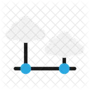 Cloud network  Icon