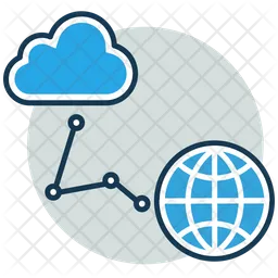 Cloud Network  Icon